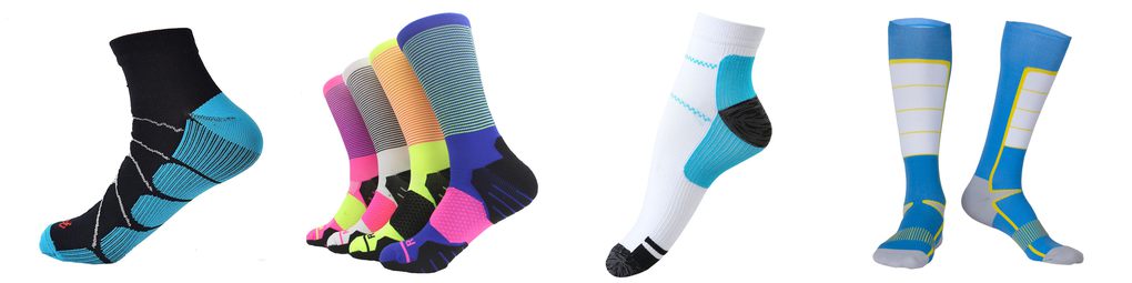 wholesale custom nylon socks run